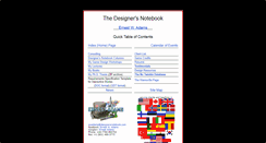 Desktop Screenshot of designersnotebook.com